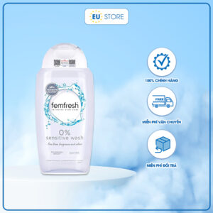 Dung dịch vệ sinh Femfresh Sensitive Wash (Màu trắng) - Dịu nhẹ cho da nhạy cảm và dễ kích ứng | eustore.com.vn