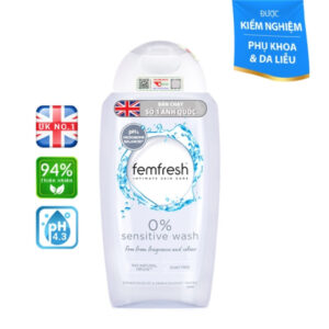 Dung dịch vệ sinh Femfresh Sensitive Wash (Màu trắng) - Dịu nhẹ cho da nhạy cảm và dễ kích ứng | eustore.com.vn