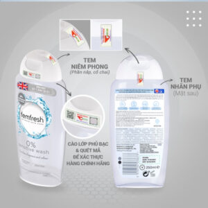 Dung dịch vệ sinh Femfresh Sensitive Wash (Màu trắng) - Dịu nhẹ cho da nhạy cảm và dễ kích ứng | eustore.com.vn