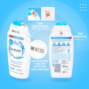 Dung dịch vệ sinh phụ nữ Femfresh Active Wash màu xanh 250ml - Tươi mát 12h, năng động cả ngày | eustore.com.vn