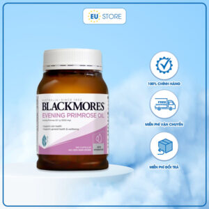 Tinh dầu hoa anh thảo Blackmores Evening Primrose Oil 1000mg Úc - Cân bằng nội tiết, giảm mụn nội tiết và chăm da toàn diện | eustore.com.vn