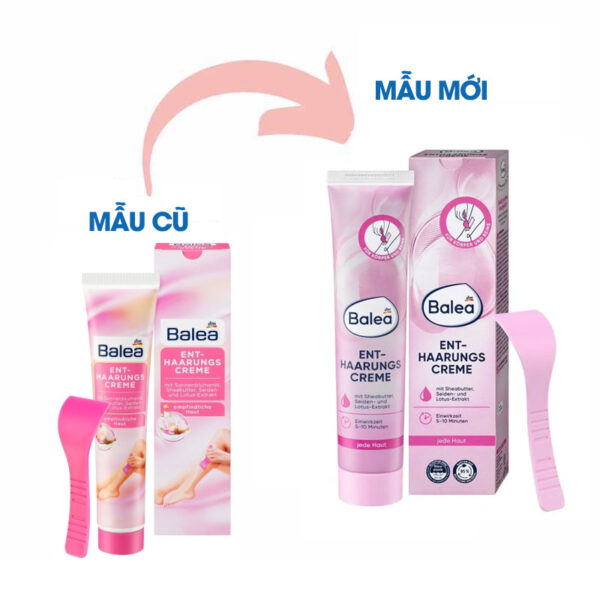 Kem tẩy lông Balea Enthaarungs Creme Đức 125ml - Tẩy lông tay, chân, nách và vùng kín an toàn, hiệu quả | eustore.com.vn
