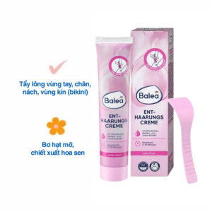 Kem tẩy lông Balea Enthaarungs Creme Đức 125ml - Tẩy lông tay, chân, nách và vùng kín an toàn, hiệu quả | eustore.com.vn