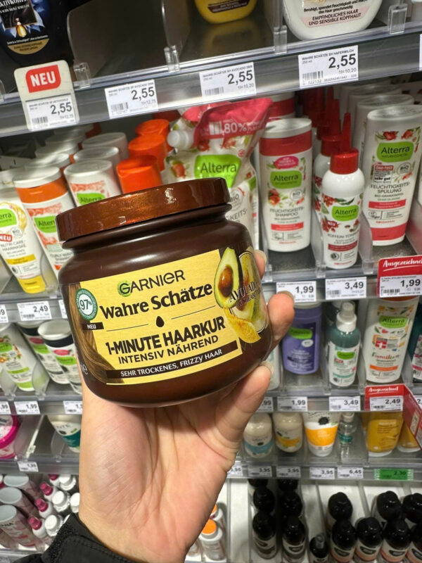Kem ủ tóc Garnier Wahre Schätze 1 Phút - Cấp ẩm chuyên sâu, chống xơ rối hiệu quả | eustore.com.vn