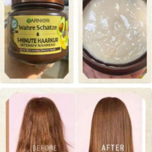 Kem ủ tóc Garnier Wahre Schätze 1 Phút - Cấp ẩm chuyên sâu, chống xơ rối hiệu quả | eustore.com.vn