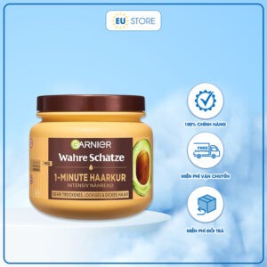 Kem ủ tóc Garnier Wahre Schätze 1 Phút - Cấp ẩm chuyên sâu, chống xơ rối hiệu quả | eustore.com.vn