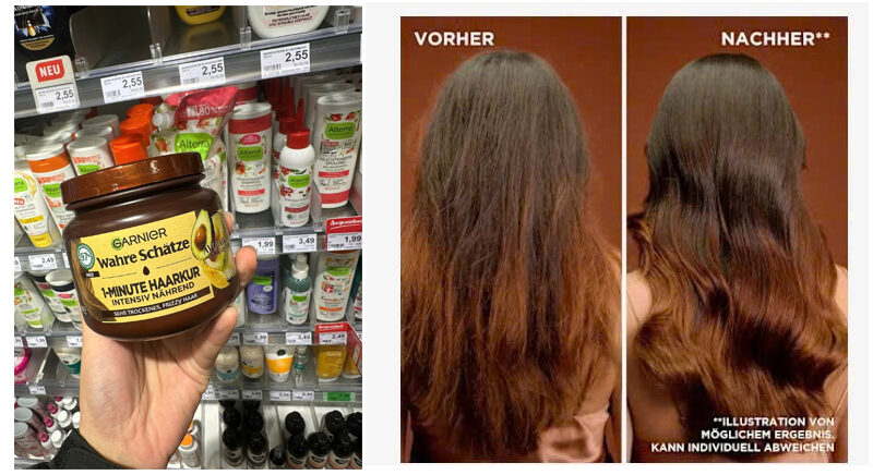 Kem ủ tóc Garnier Wahre Schätze 1 Phút - Cấp ẩm chuyên sâu, chống xơ rối hiệu quả | eustore.com.vn