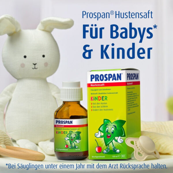 Siro ho prospan Đức chai 100ml dùng cho bé từ sơ sinh | eustore.com.vn