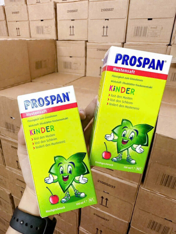 Siro ho prospan Đức chai 100ml dùng cho bé từ sơ sinh | eustore.com.vn