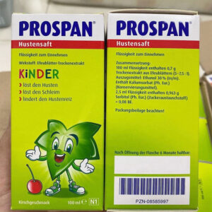 Siro ho prospan Đức chai 100ml dùng cho bé từ sơ sinh | eustore.com.vn