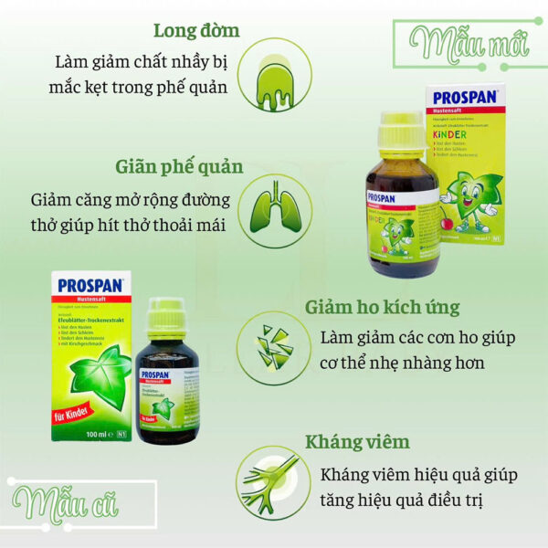 Siro ho prospan Đức chai 100ml dùng cho bé từ sơ sinh | eustore.com.vn