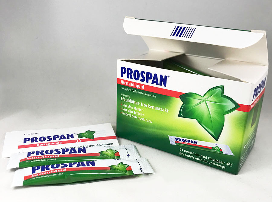 Siro ho prospan Đức hộp 21 gói cho bé từ 6 tuổi | eustore.com.vn