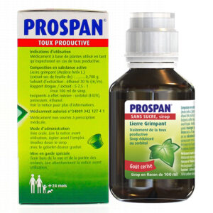 Siro ho Prospan Pháp Sans Sucre 100ml – Giảm ho có đờm cho trẻ từ 2 tuổi | eustore.com.vn