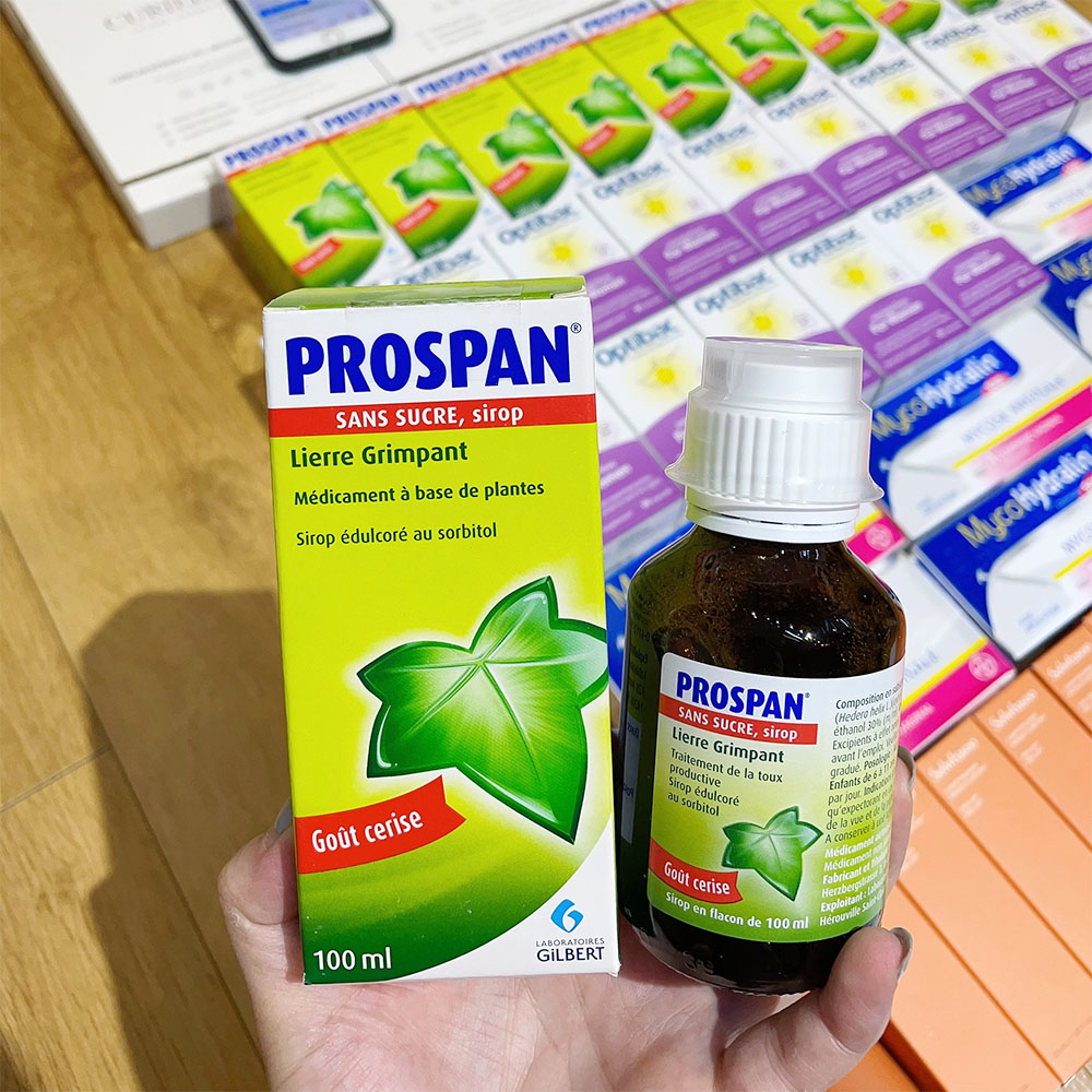 Siro ho Prospan Pháp Sans Sucre 100ml – Giảm ho có đờm cho trẻ từ 2 tuổi | eustore.com.vn