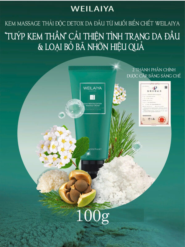 Tẩy Da Chết Đầu WEILAIYA – Làm Sạch Sâu & Phục Hồi Da Đầu Chuẩn Salon | eustore.com.vn