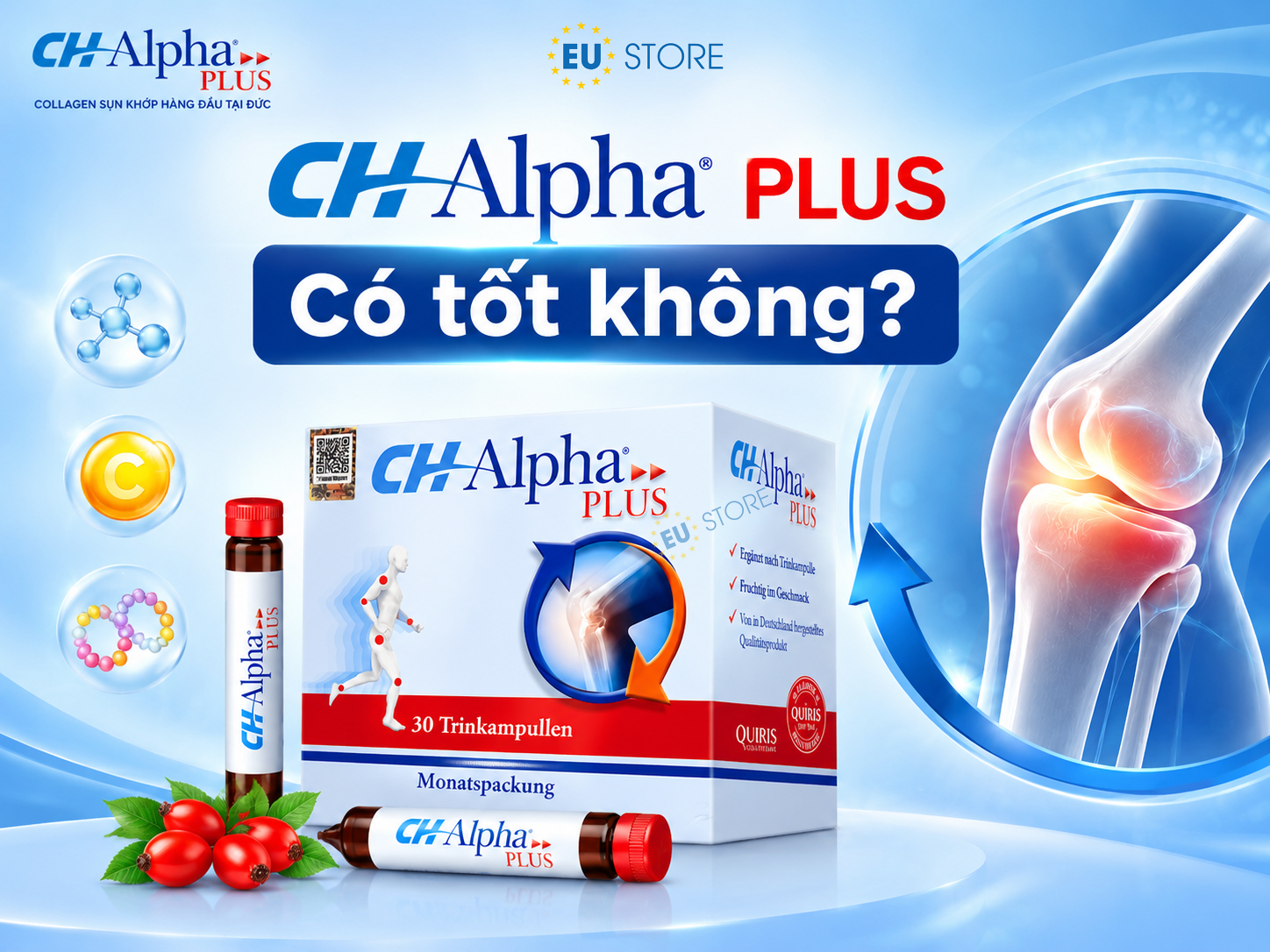 CH-Alpha Plus có tốt không? Đánh giá từ thành phần, nghiên cứu và hiệu quả sử dụng