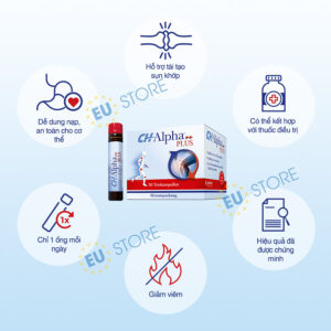 Công dụng của CH-Alpha Plus Collagen Đức – Giảm đau nhức, tái tạo và bảo vệ sụn khớp | eustore.com.vn