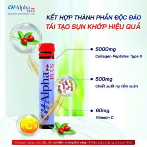 Thành phần của CH-Alpha Plus Collagen Đức – Giảm đau nhức, tái tạo và bảo vệ sụn khớp | eustore.com.vn
