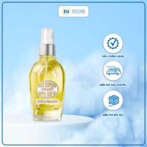 Dầu dưỡng thể hạnh nhân L’Occitane Almond Supple Skin Oil 100ml – Dưỡng ẩm 48h, Giảm rạn da | eustore.com.vn