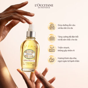 Công dụng của Dầu dưỡng thể hạnh nhân L’Occitane Almond Supple Skin Oil 100ml | eustore.com.vn