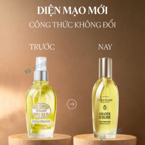[Mẫu mới] Dầu dưỡng thể hạnh nhân L’Occitane Amande Sublime 100ml