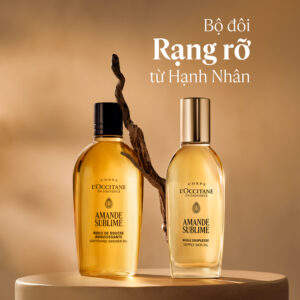 [Mẫu mới] Dầu dưỡng thể hạnh nhân L’Occitane Amande Sublime 100ml