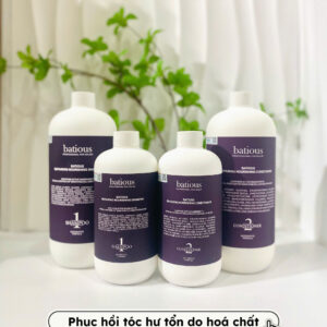 Dầu gội xả Batious tím 500ml & 960ml - Phục hồi tóc hư tổn đa tầng, dưỡng tóc mềm mượt | eustore.com.vn