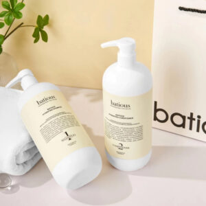 Dầu gội xả Batious trắng 500ml- Dưỡng ẩm sâu cho tóc khô xơ, chẻ ngọn | eustore.com.vn