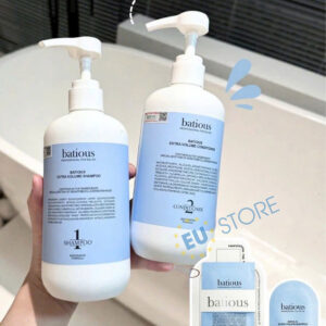 Dầu gội xả Batious xanh 500ml cho tóc dầu - Kiểm soát dầu thừa, tăng phồng cho tóc | eustore.com.vn