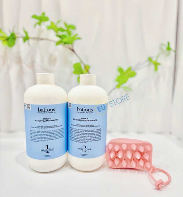Dầu gội xả Batious xanh 960ml cho tóc dầu - Kiểm soát dầu thừa, tăng phồng cho tóc | eustore.com.vn