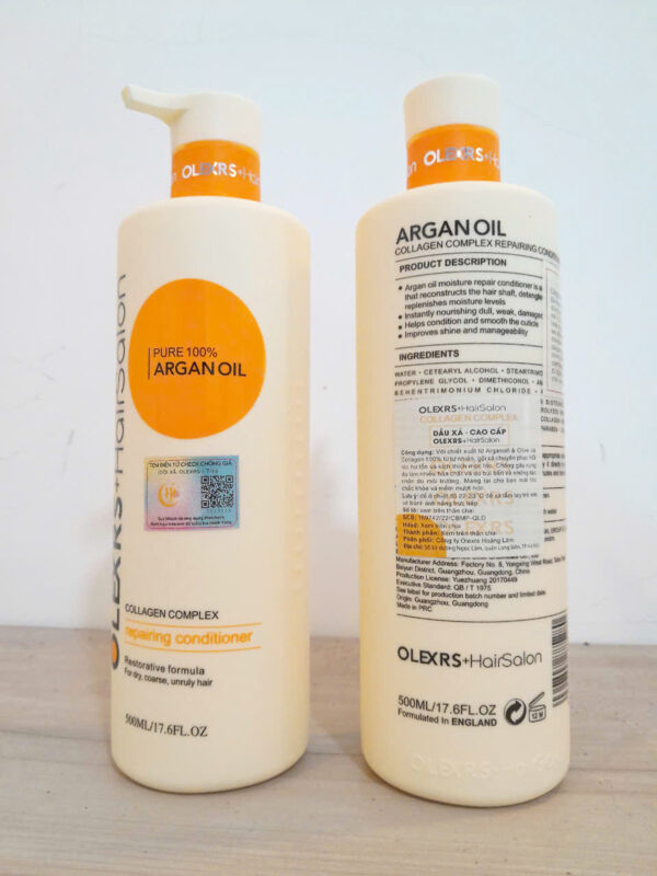 Dầu Gội Xả OLEXRS+HairSalon Collagen Complex 500ml – Phục Hồi Chuyên Sâu Cho Tóc Khô, Hư Tổn | eustore.com.vn