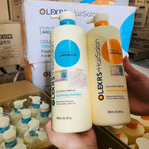 Dầu Gội Xả OLEXRS+HairSalon Collagen Complex 960ml – Phục Hồi Chuyên Sâu Cho Tóc Khô, Hư Tổn | eustore.com.vn