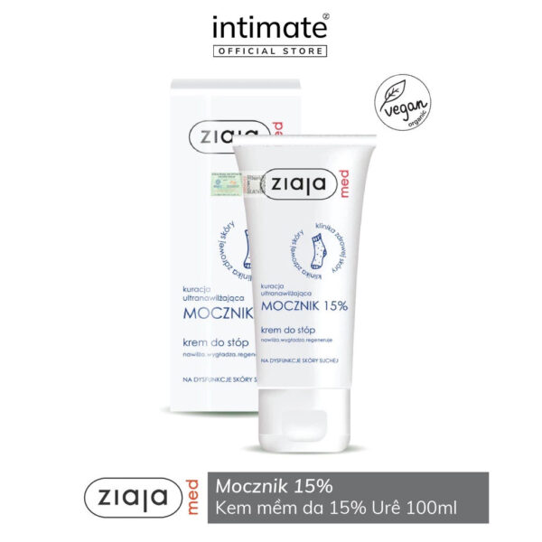 Kem dưỡng da chân Ziaja Med Ure 15% – Làm mềm da chai sần, giảm nứt gót & phục hồi da khô nặng | eustore.com.vn