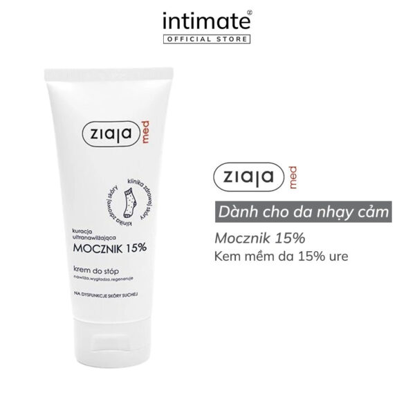 Kem dưỡng da chân Ziaja Med Ure 15% – Làm mềm da chai sần, giảm nứt gót & phục hồi da khô nặng | eustore.com.vn