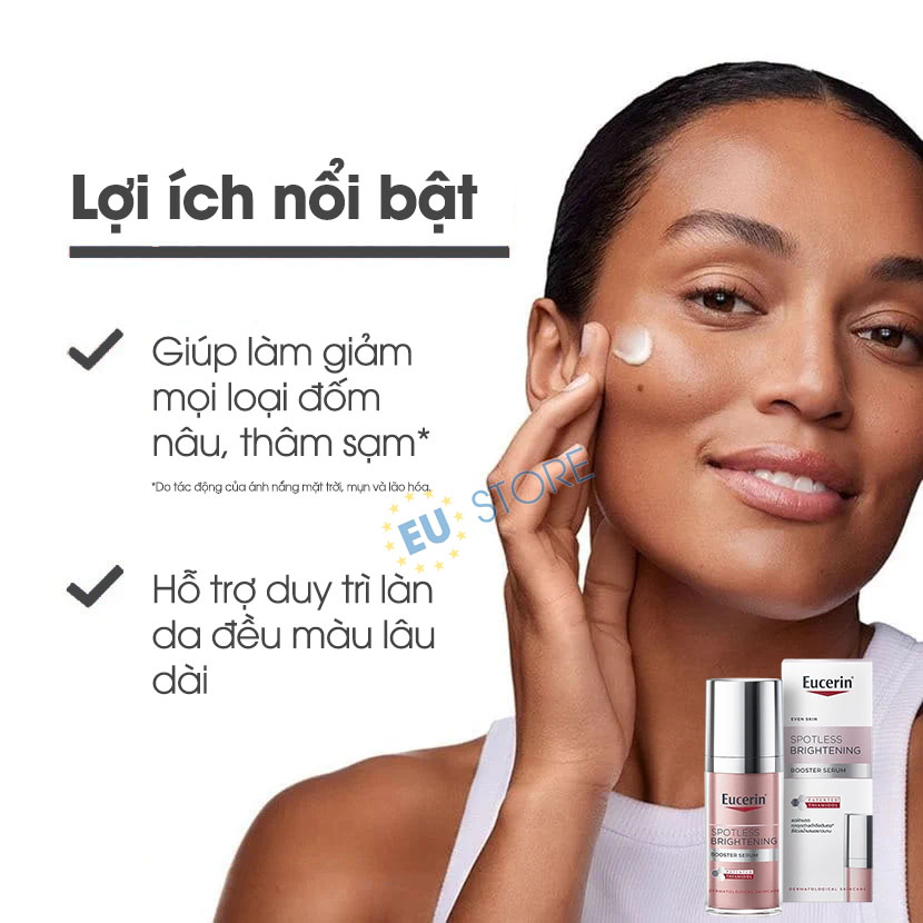 Công dụng của serum mờ nám, tàn nhang Eucerin Spotless Brightening Booster