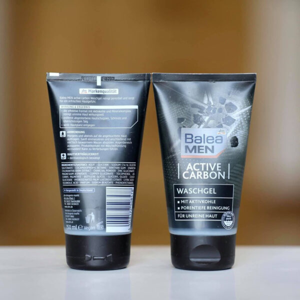 Sữa rửa mặt Balea Men Active Carbon Waschgel than hoạt tính cho nam da dầu mụn | eustore.com.vn
