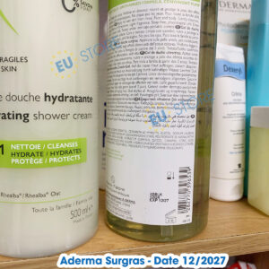 Sữa tắm Aderma Pháp 500ml dưỡng ẩm, làm sạch, hỗ trợ giảm mụn lưng | eustore.com.vn