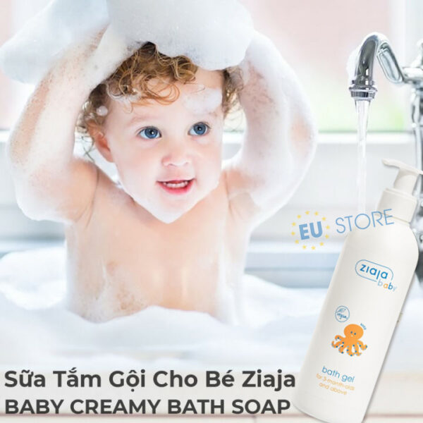 Sữa tắm Ziaja cho bé sơ sinh từ 3 tháng – Dịu nhẹ, an toàn | eustore.com.vn