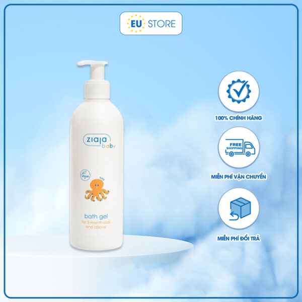 Sữa tắm Ziaja cho bé sơ sinh từ 3 tháng – Dịu nhẹ, an toàn | eustore.com.vn