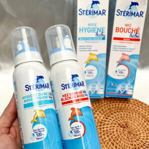 Xịt mũi cá heo Stérimar Bébé xanh & cam – An toàn cho bé sơ sinh | eustore.com.vn