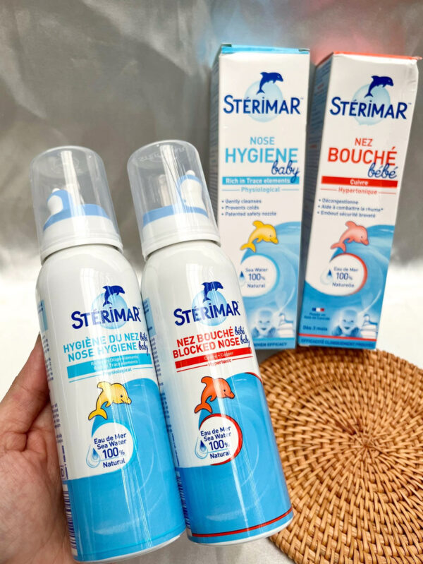 Xịt mũi cá heo Stérimar Bébé xanh & cam – An toàn cho bé sơ sinh | eustore.com.vn