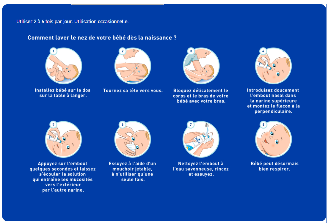 Cách sử dụng Xịt mũi cá heo Stérimar Bébé xanh & cam – An toàn cho bé sơ sinh | eustore.com.vn