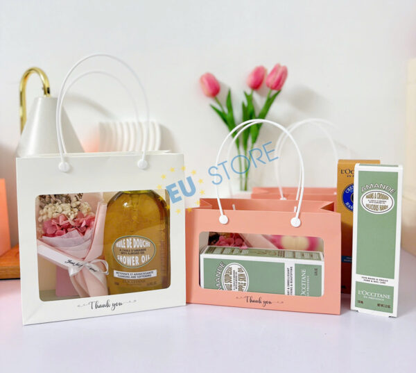 Bộ dưỡng thể hạnh nhân L’Occitane Almond cao cấp - Làm sạch, dưỡng ẩm & làm săn chắc da | eustore.com.vn