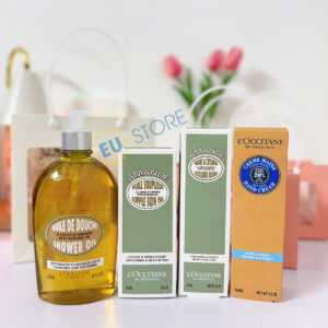 Bộ dưỡng thể hạnh nhân L’Occitane Almond cao cấp - Làm sạch, dưỡng ẩm & làm săn chắc da | eustore.com.vn