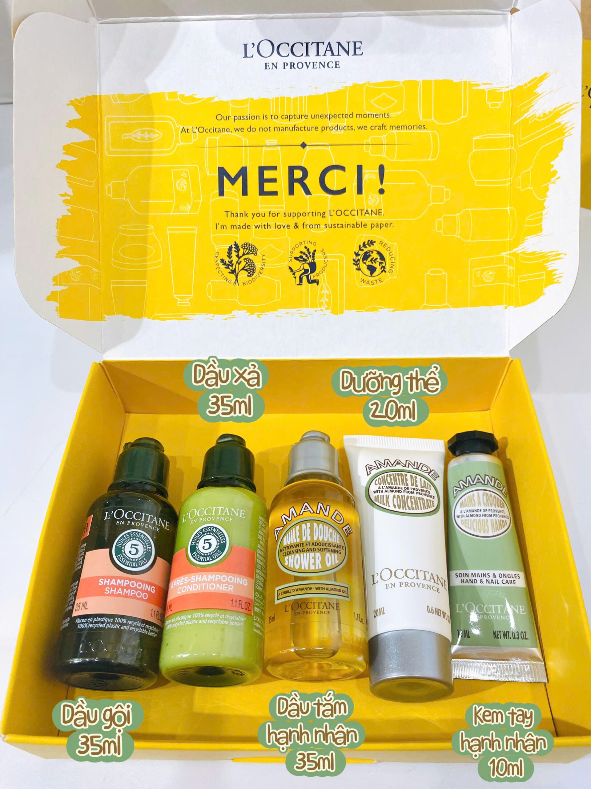 Bộ quà tặng L'Occitane mini 20/10 | eustore.com.vn
