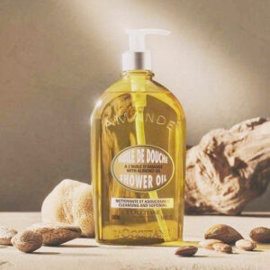 Dầu tắm hạnh nhân L’Occitane Almond Shower Oil – dưỡng ẩm mềm mịn, hương thơm sang trọng | eustore.com.vn