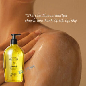 [Mẫu mới] Dầu tắm hạnh nhân L’Occitane Almond Shower Oil 500ml