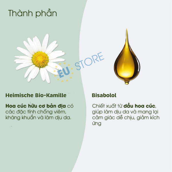 Thành phần của Kem dưỡng da tay Kamill Hand & Nagelcreme Classic Đức – Dịu nhẹ, dưỡng ẩm da tay & móng | eustore.com.vn