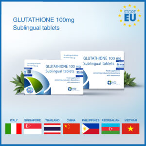 Viên ngậm trắng da Glutathione 100mg nhập khẩu từ Italy