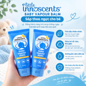 Sáp thoa ngực cho bé Little Innoscents Baby Vapour Balm 75ml